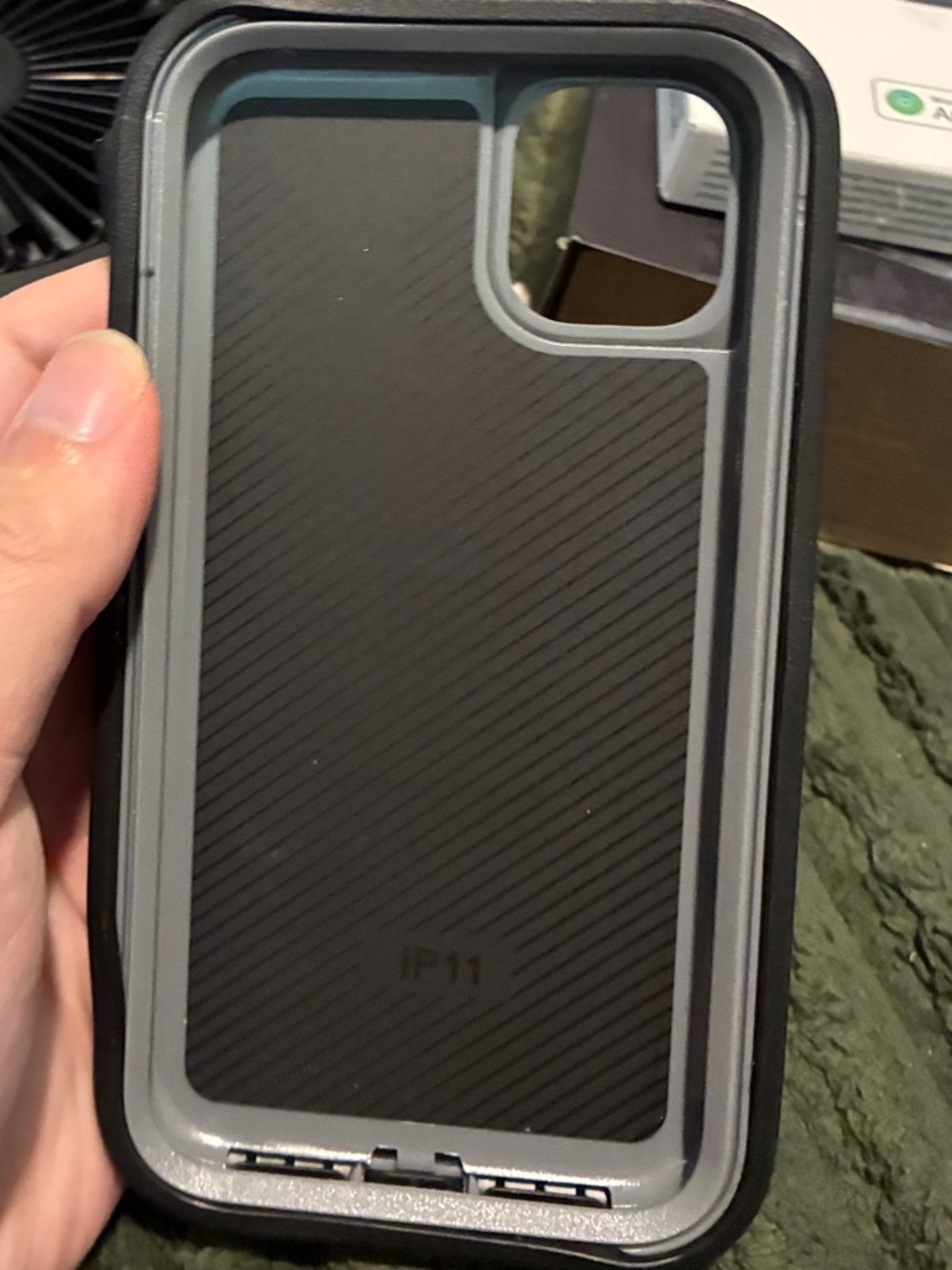 Black iPhone 11 Protective Rugged Case - Shockproof